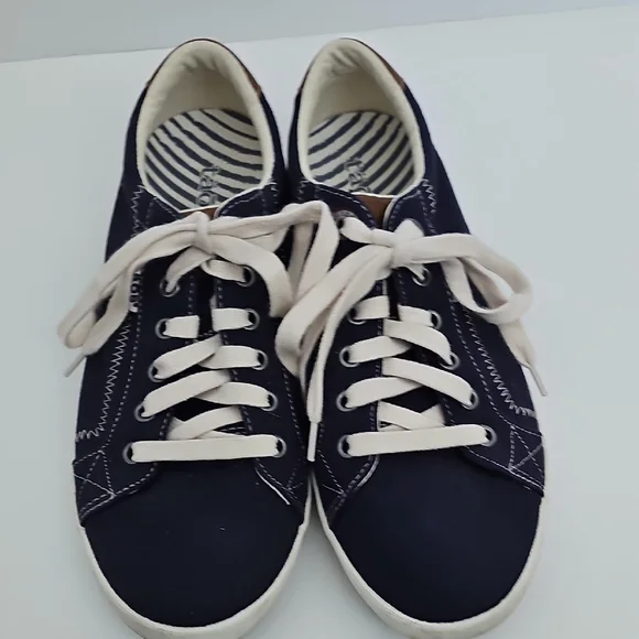 Taos Footwear Starburst Navy Blue and White Sneakers Size 9.5 - Picture 8 of 13